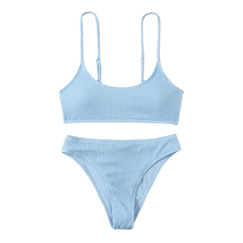 Wave Pattern Bikini Swimwear