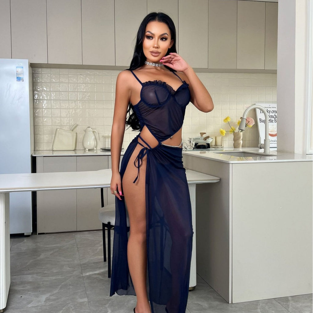 Suspender Lace Pajamas Lingerie