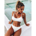Wave Pattern Bikini Swimwear