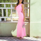 Women's Lace Backless Dress