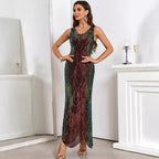 Women's Retro Sequ Dress Evening Dress