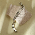 Gold Plated Letter Bracelet