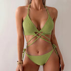 Halter Cross Cover Up Swimwear
