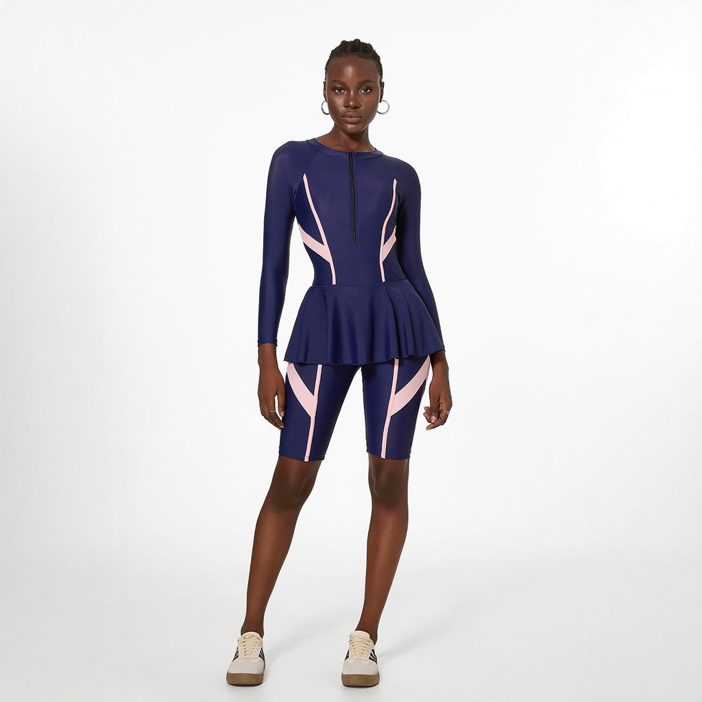 Siamese Conservative One-piece Swimwear