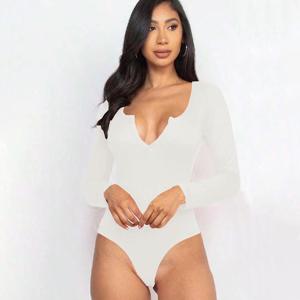 Simple Office Long Sleeve Jumpsuit