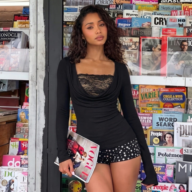Women's Lace Tube Top Two-Piece Set
