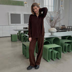 Women's Zipper Cardigan Sweater Autumn Winter Knitting Cardigan Wide Set