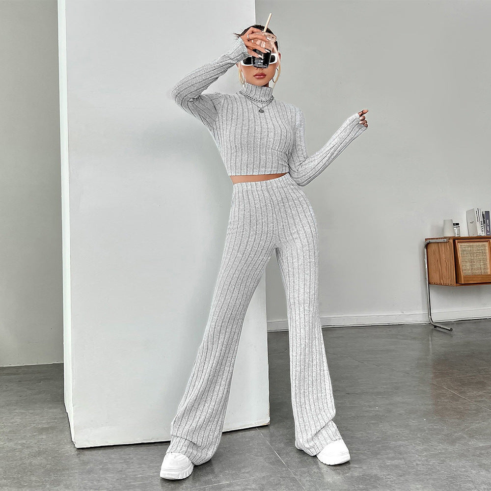 Women's Casual Gray Sports Set