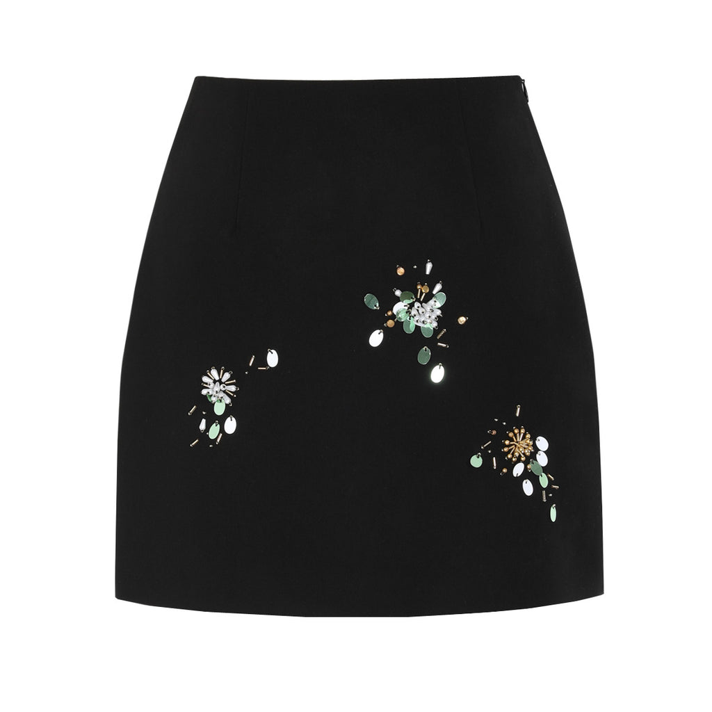 Black overskirt