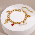 Zircon Embellished Bracelet