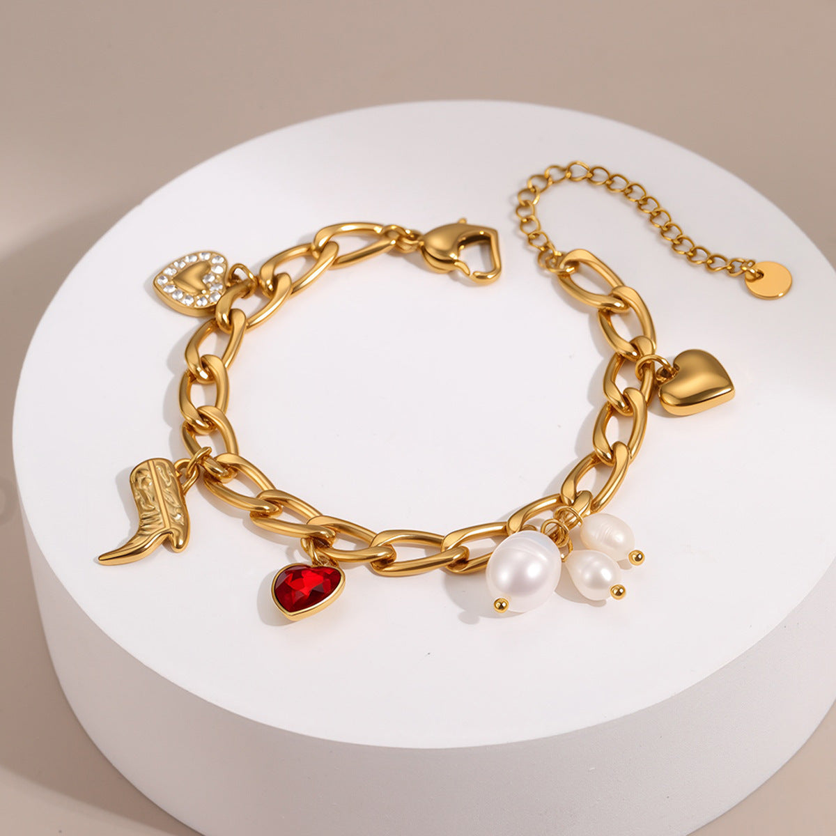 Zircon Embellished Bracelet