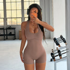 Women's Halter Sports Jumpsuit