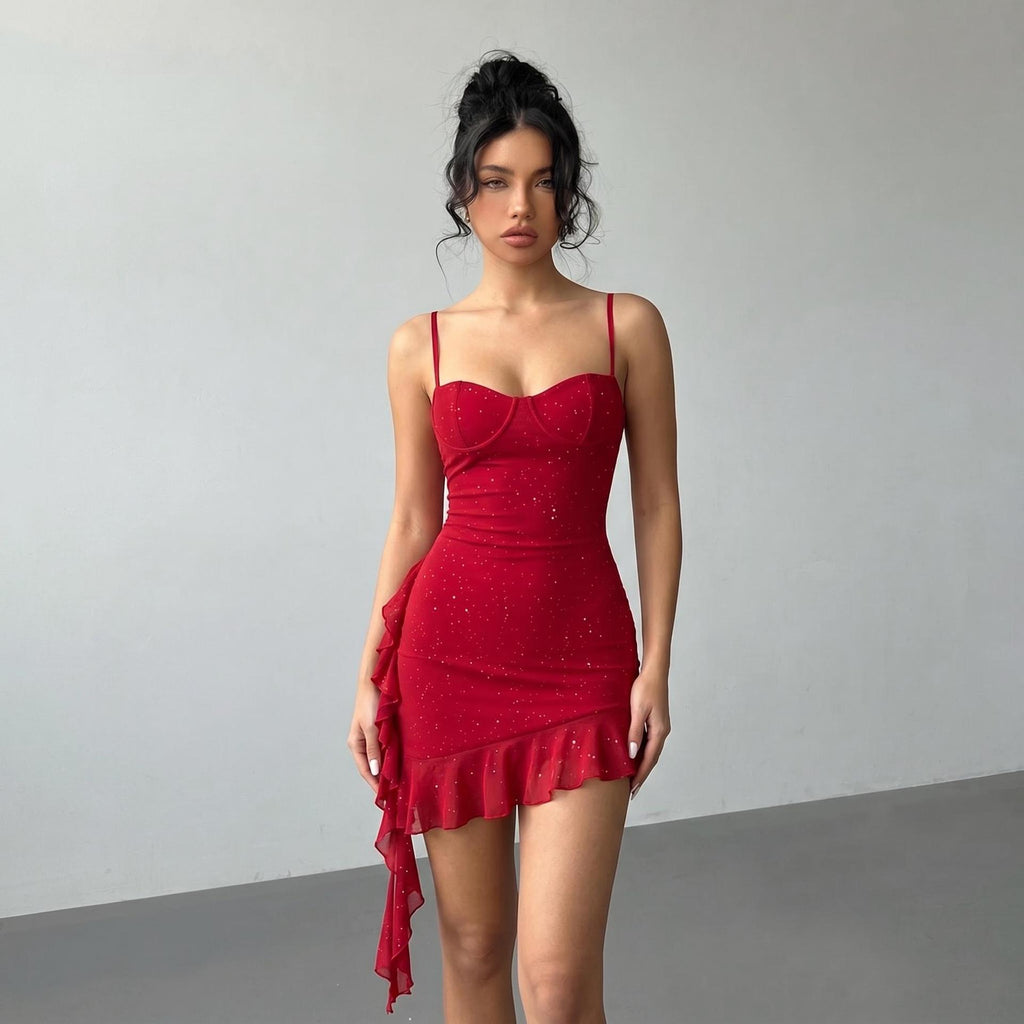 Women's Sling Sequin Dress