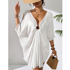 Women's Solid Color Dress
