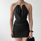 Women's Halter Sleeveless Dress