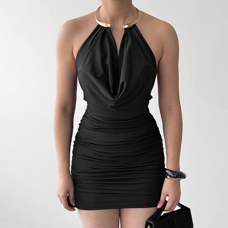Women's Halter Sleeveless Dress