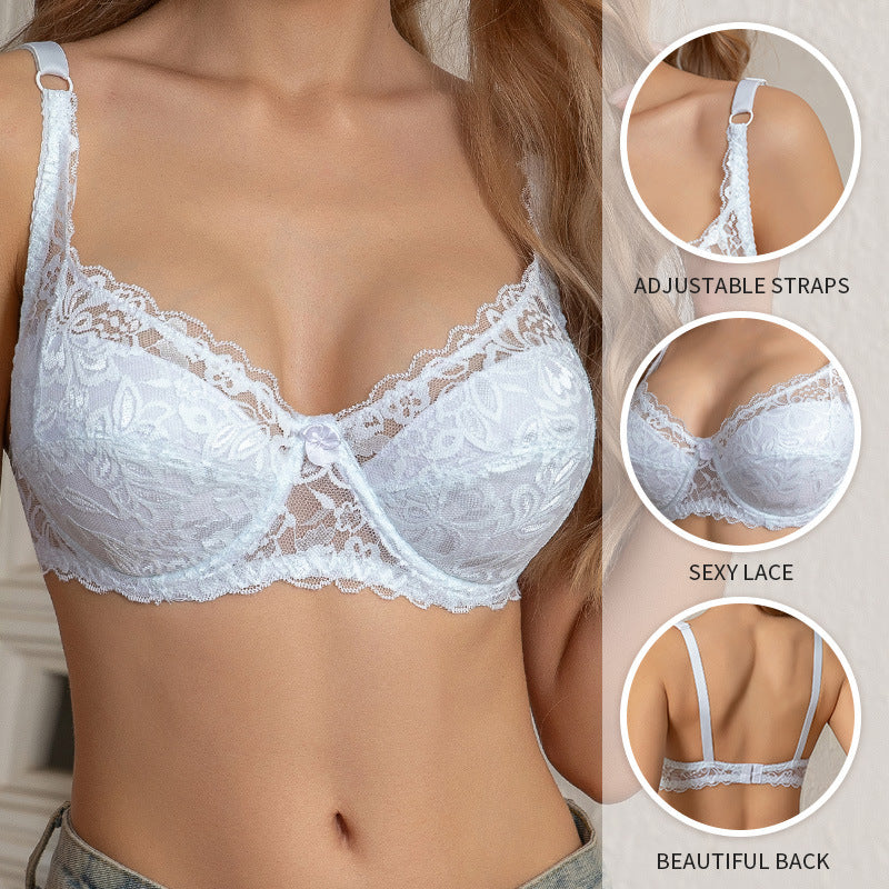 Women's Lace Underwire Minimizer Bra