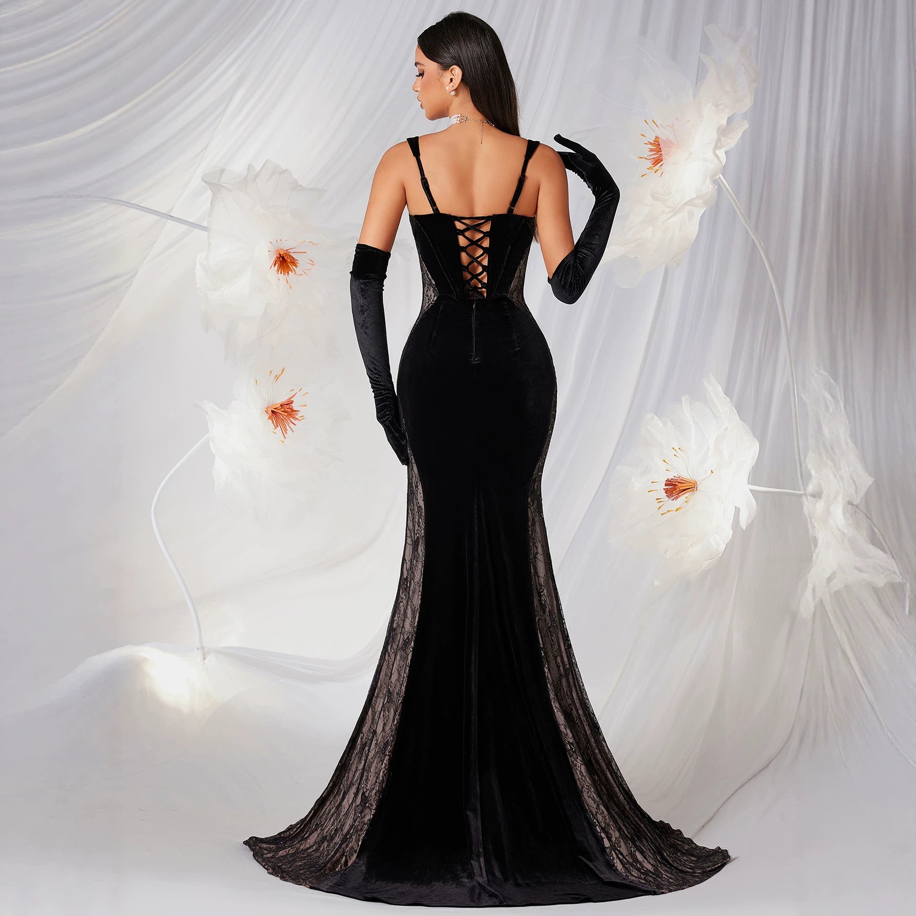 Women's Lace Sling Dress
