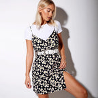 Printed V-Neck Camisole Dress