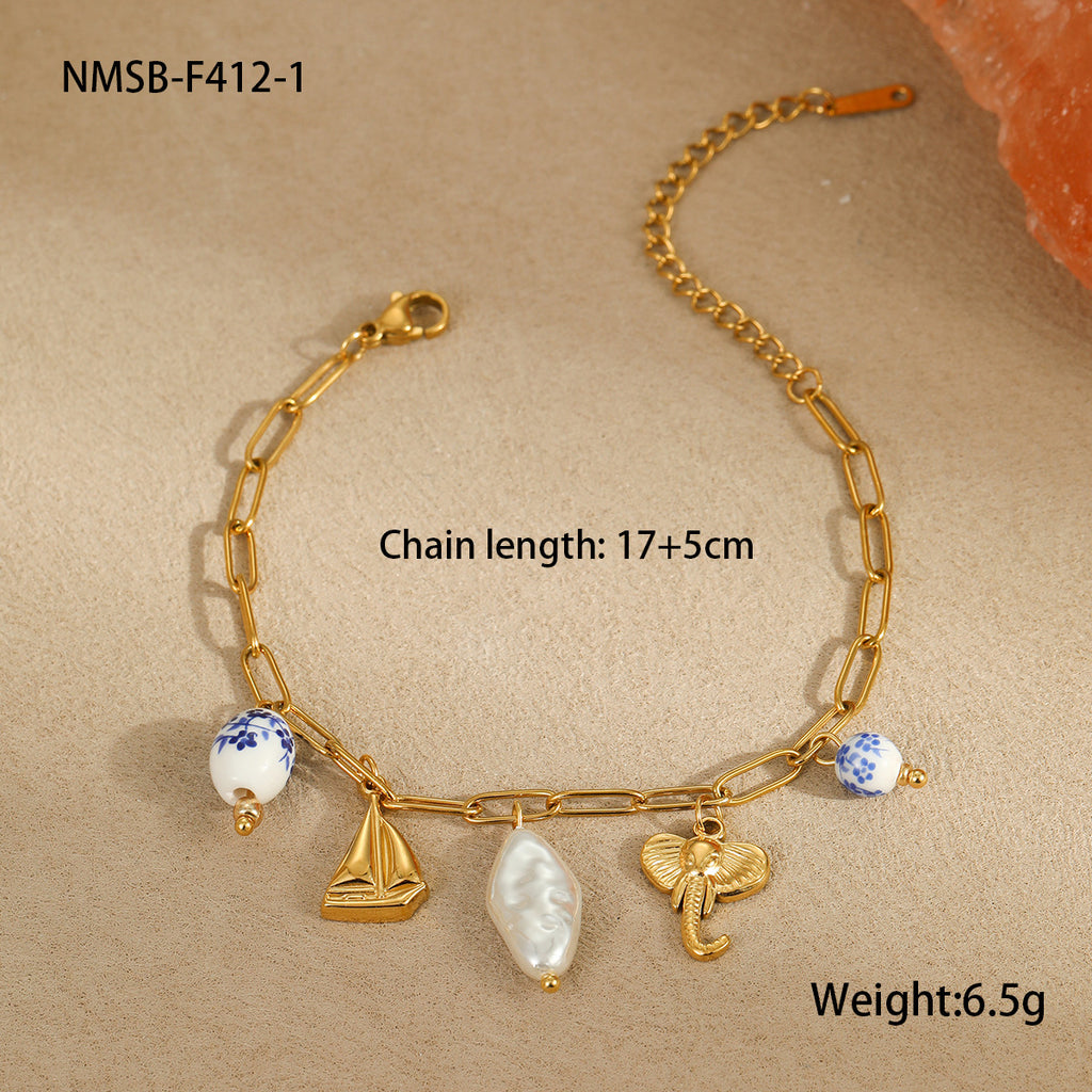 White Pearl Bracelet