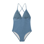 Solid Color One-piece Swimwear