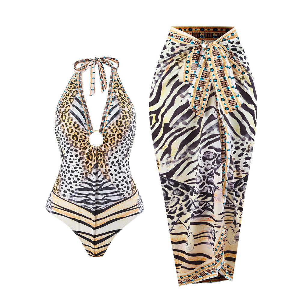 Leopard One-piece Swimwear
