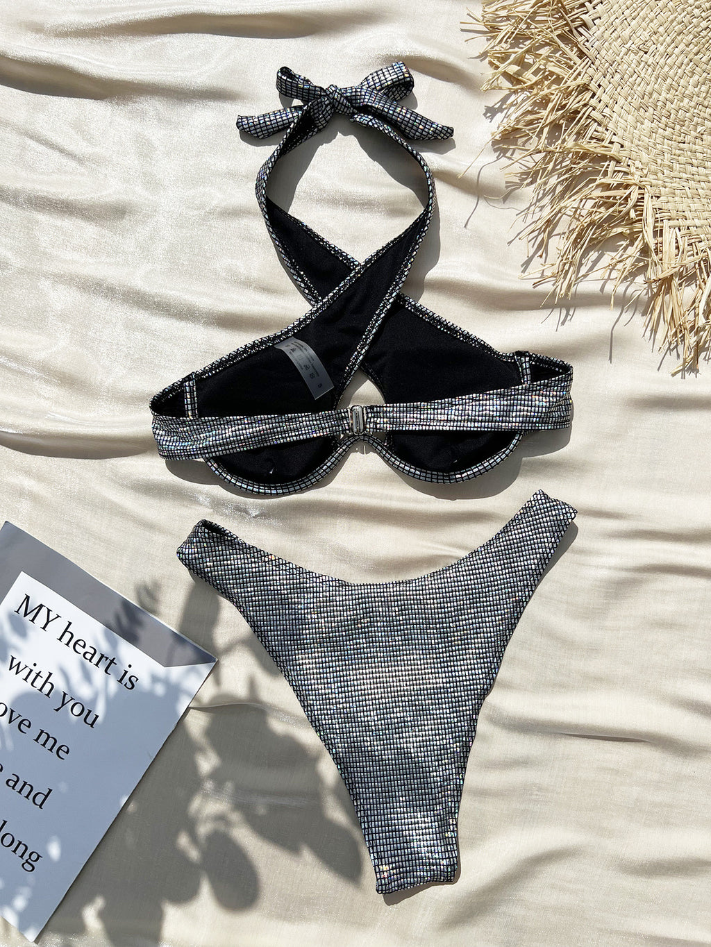 Seperated Bronzing Bikini Swimwear