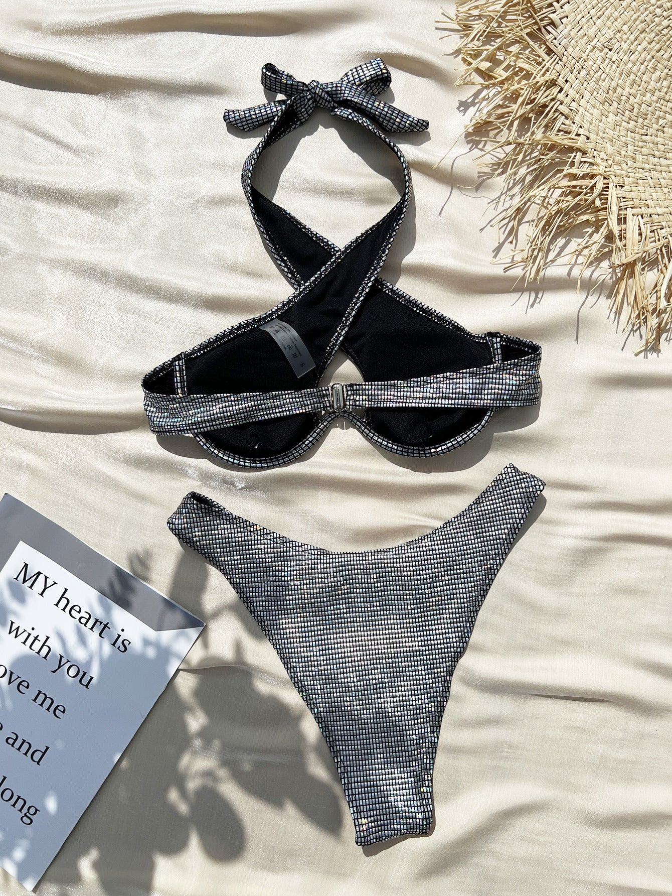Seperated Bronzing Bikini Swimwear