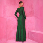 Elegant Long Cocktail Evening Dress