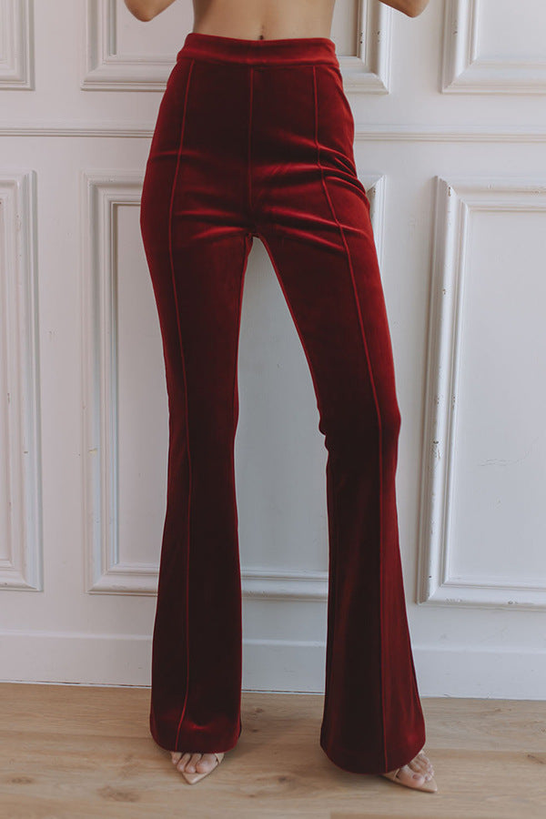 Wine Red Pants