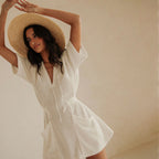 Solid Color Cover Up Swimwear