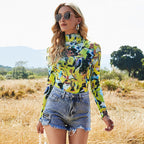 Slim Fit Stretch Long Sleeve Top