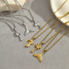 Coconut & Fishtail Pendant Necklace