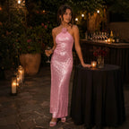 Women's Halter Maxi Dress