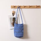 Cotton Thread Hollow round Barrel Blue