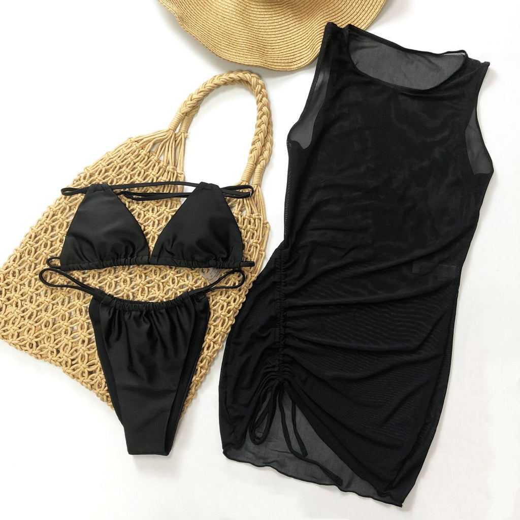 Black Three-Piece Suit