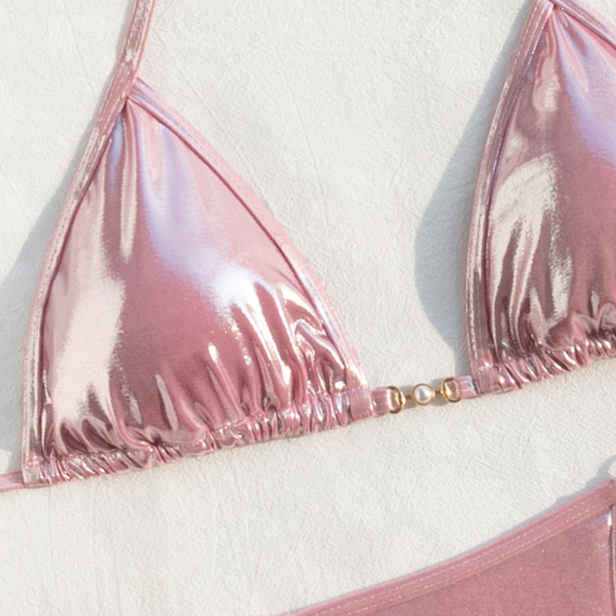 Split Backless Bikini Swimwear