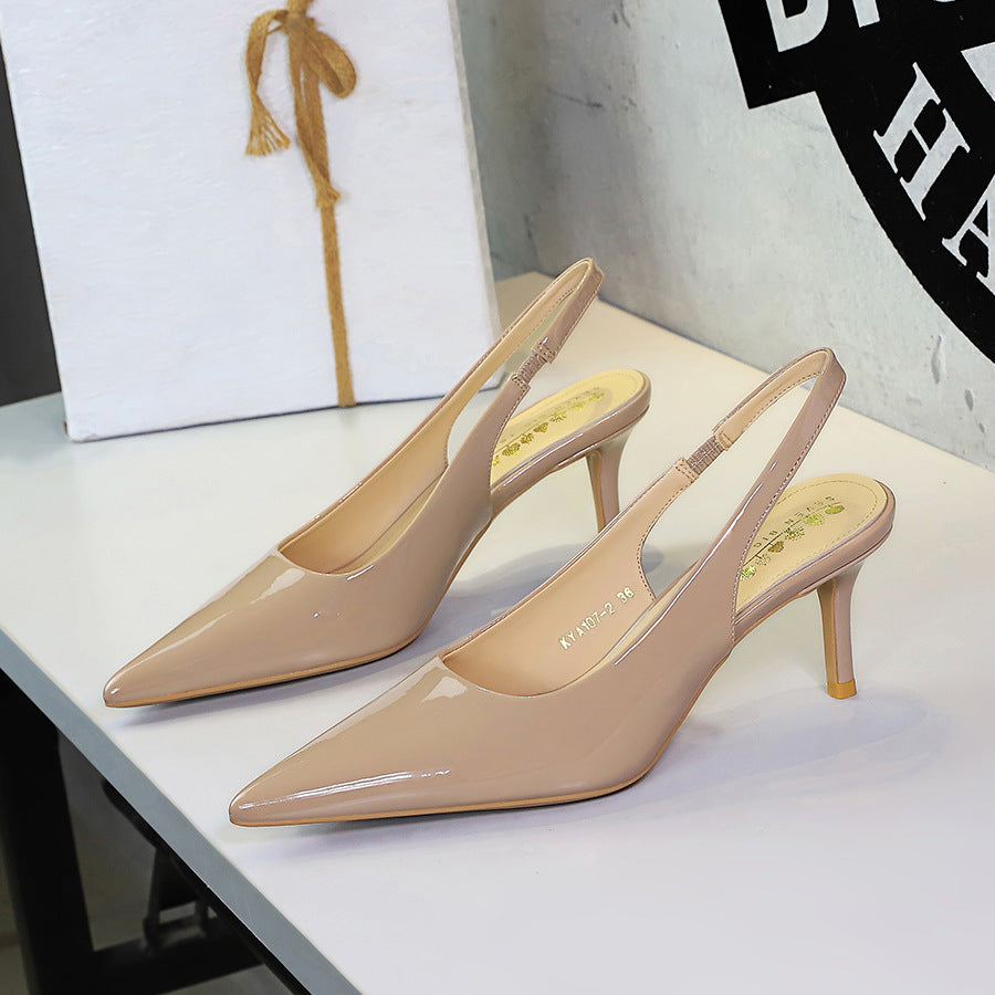 Women's Pointed-Toe Stiletto Ankle-Strap Heels