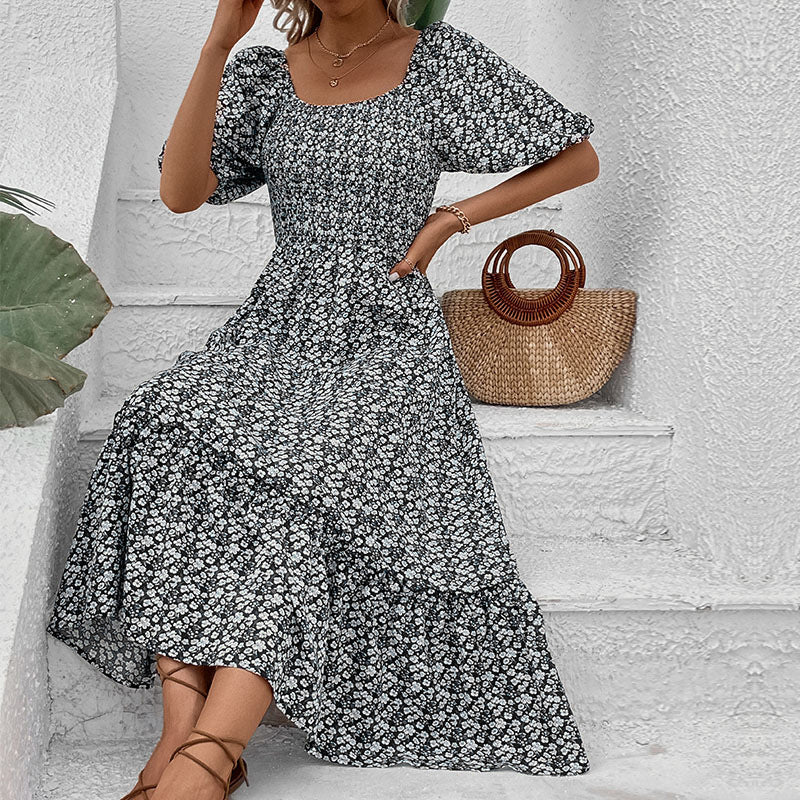 Women's Floral Vintage Elegant Dress