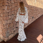 Crochet Blouse and Skirt Set