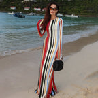 Women's Maxi Striped Dress