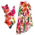 Flounce One-piece Swimwear