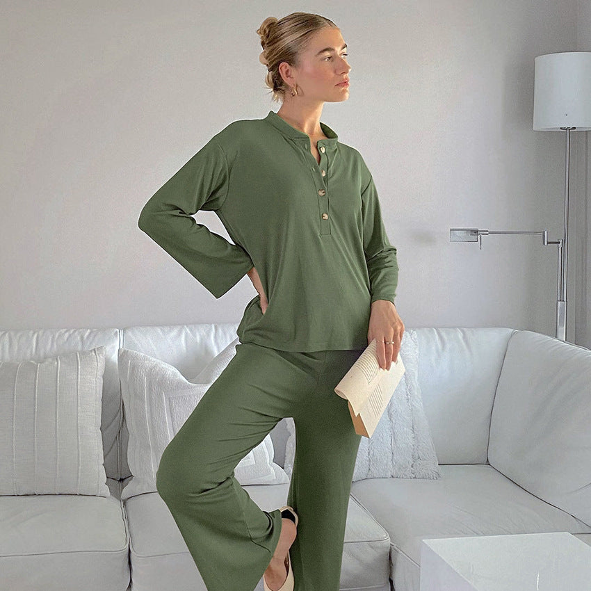 Autumn Knitted Pajamas Lingerie