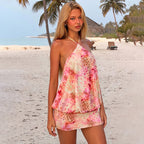 Women's Lace Backless Dress