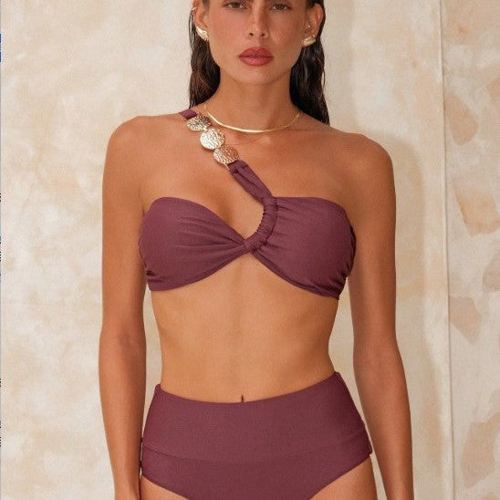 Twisted One-piece Swimwear