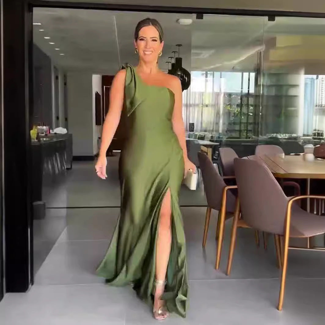 Slim Fit Figure-Flattering Maxi Dress