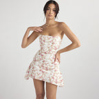 Women's Sweet Spicy Dress Floral Boning Corset Boning Corset Top