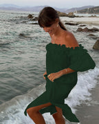 blackish green