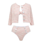 Pink Split Suit