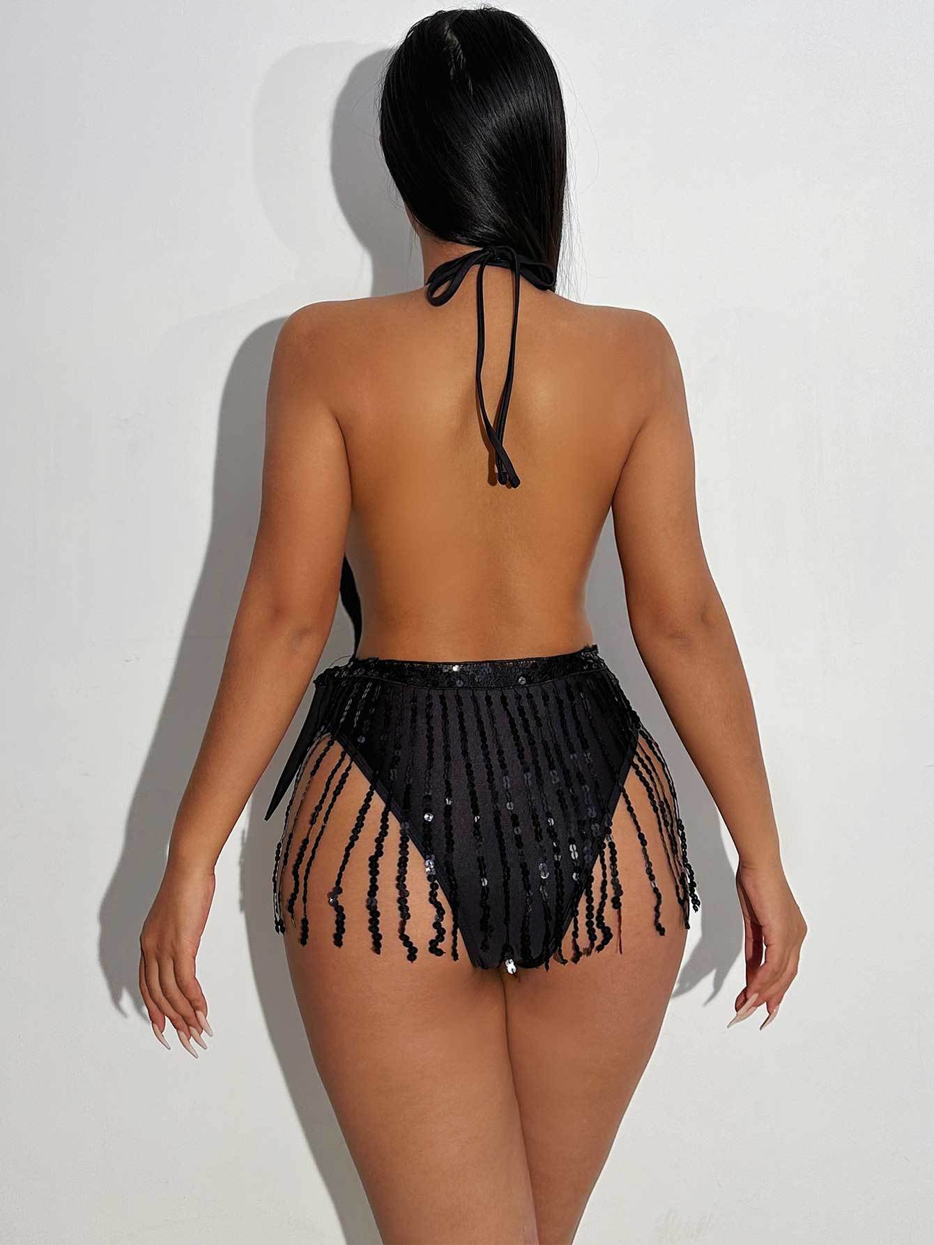 Deep One-piece Swimwear